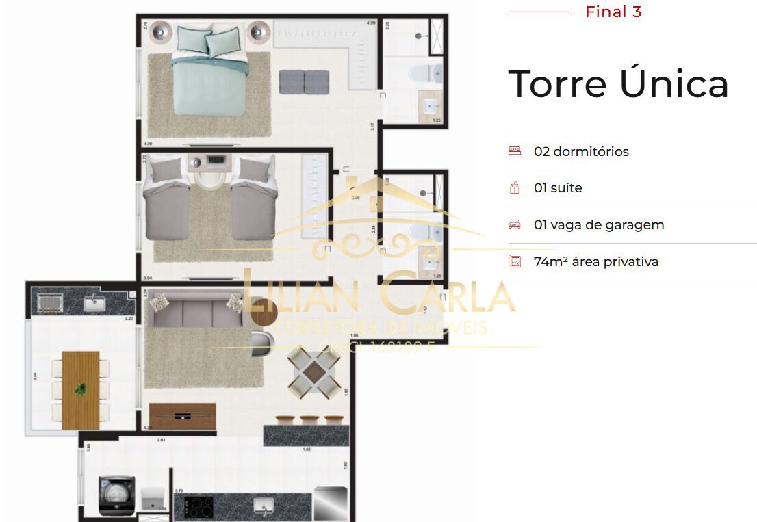 Apartamento, 3 quartos, 91 m² - Foto 45