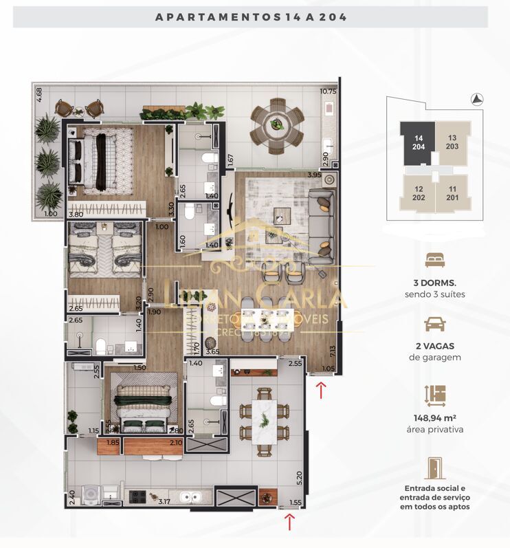 Apartamento, 3 quartos, 125 m² - Foto 25