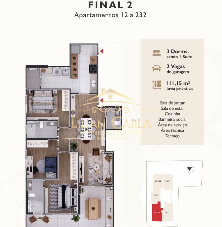 Apartamento à venda com 3 quartos, 111m² - Foto 25