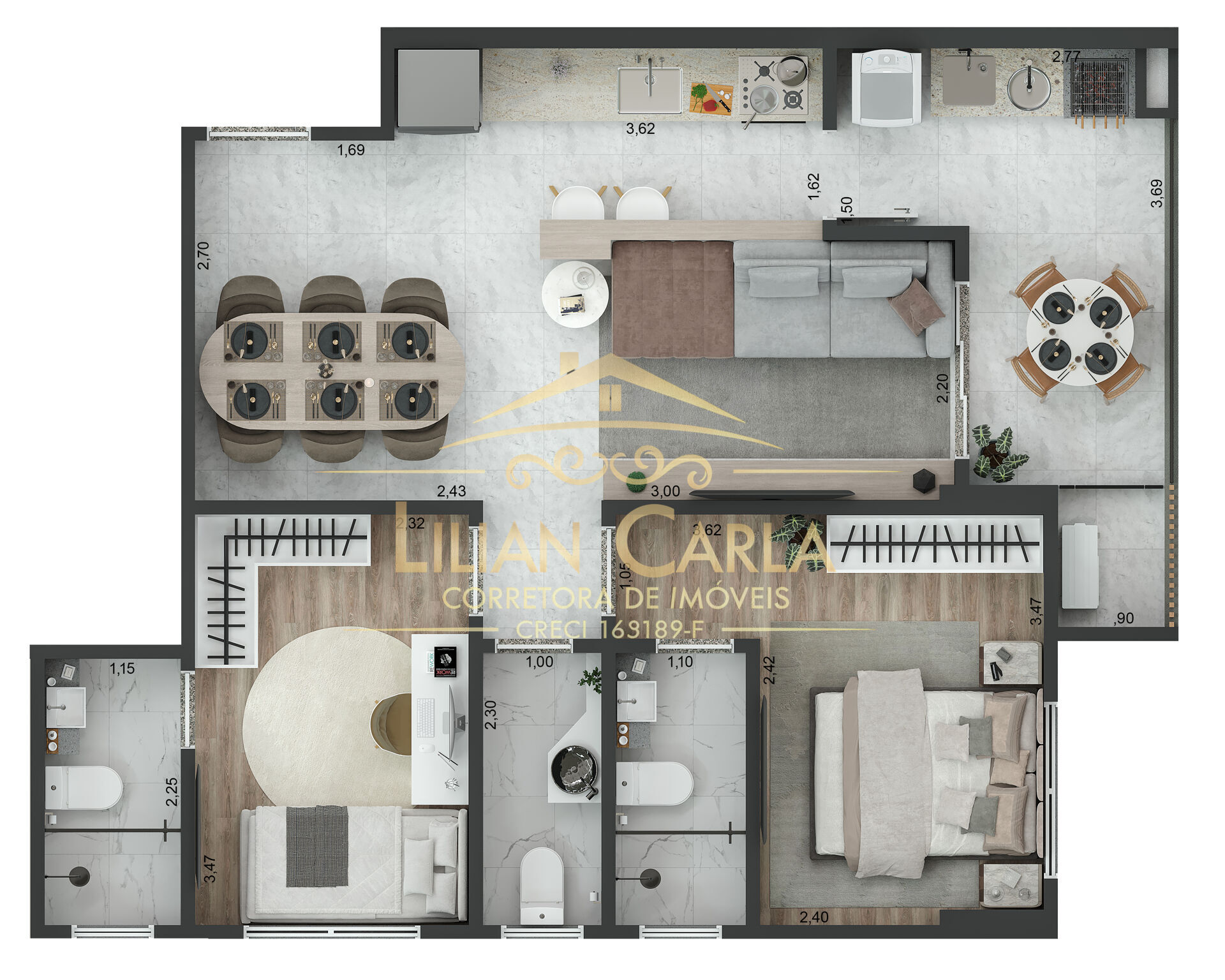 Apartamento, 2 quartos, 63 m² - Foto 12