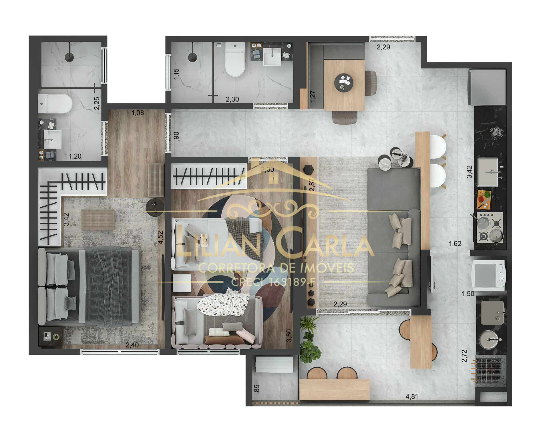 Apartamento, 2 quartos, 63 m² - Foto 13