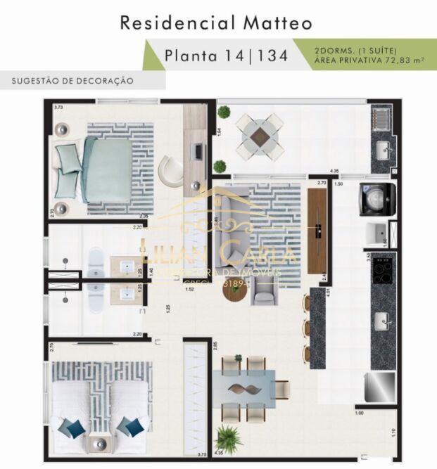 Apartamento, 2 quartos, 74 m² - Foto 43