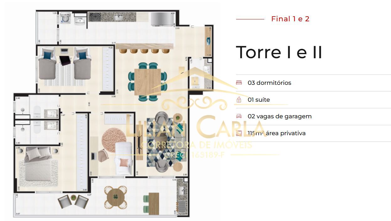 Apartamento, 3 quartos, 115 m² - Foto 23