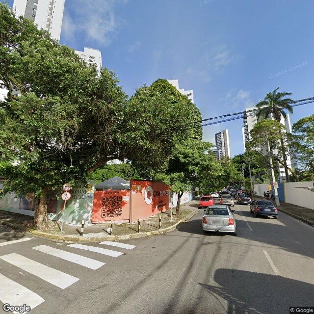 Imagem estática do "Street View" da localização