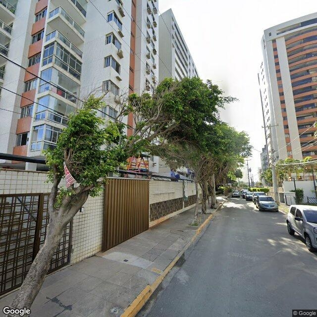 Imagem estática do "Street View" da localização