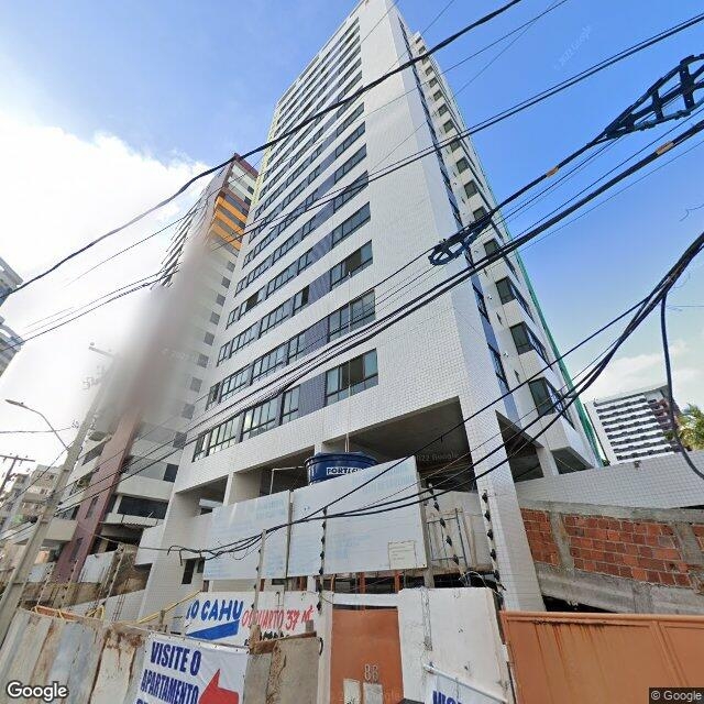 Imagem estática do "Street View" da localização