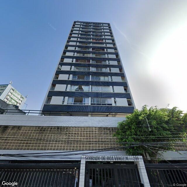 Imagem estática do "Street View" da localização