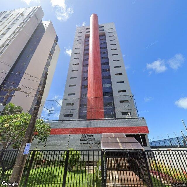 Imagem estática do "Street View" da localização