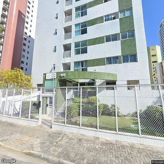 Imagem estática do "Street View" da localização