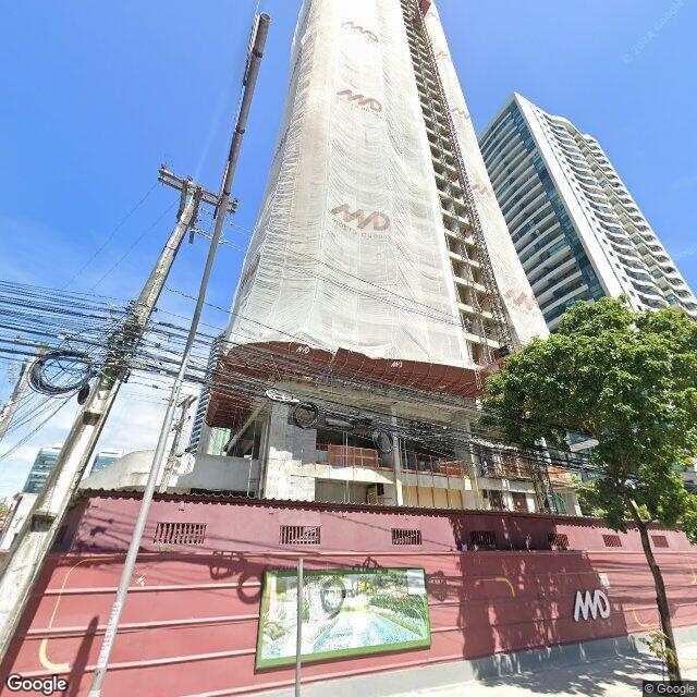 Imagem estática do "Street View" da localização