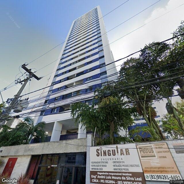 Imagem estática do "Street View" da localização