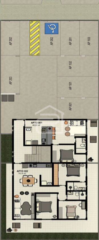 Apartamento à venda com 3 quartos, 30m² - Foto 9