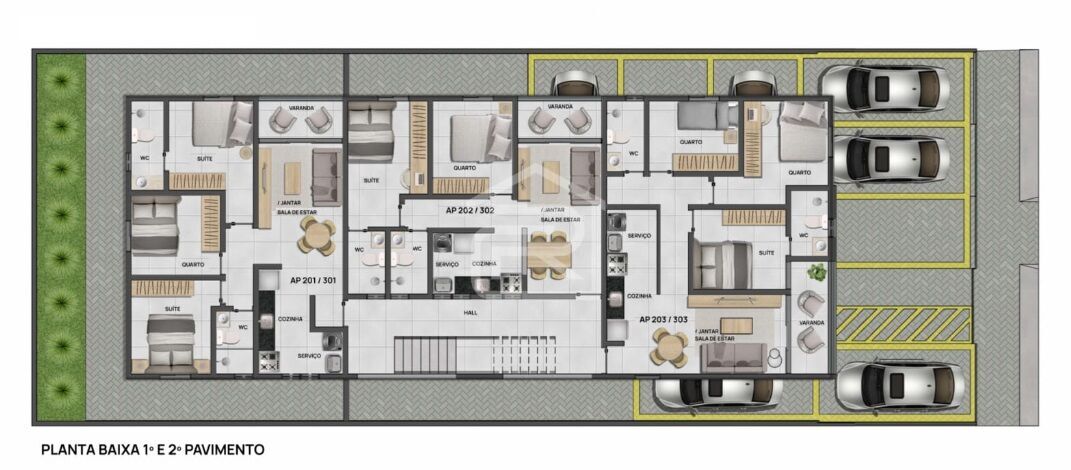 Apartamento à venda com 3 quartos, 63m² - Foto 10