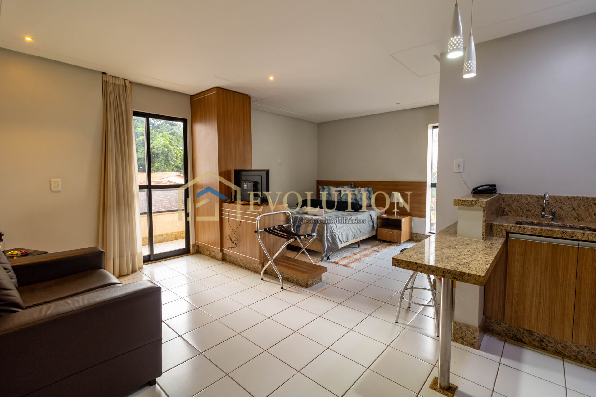 Flat/Apart Hotel à venda com 1 quarto, 33m² - Foto 1