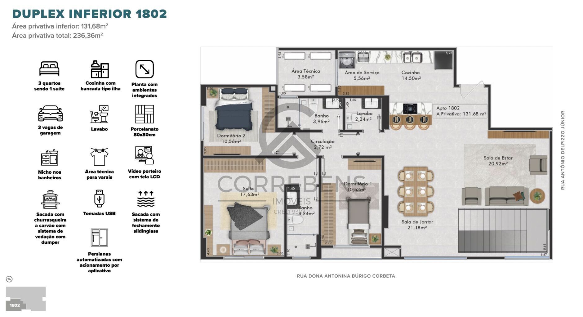 Apartamento à venda com 3 quartos, 129m² - Foto 21