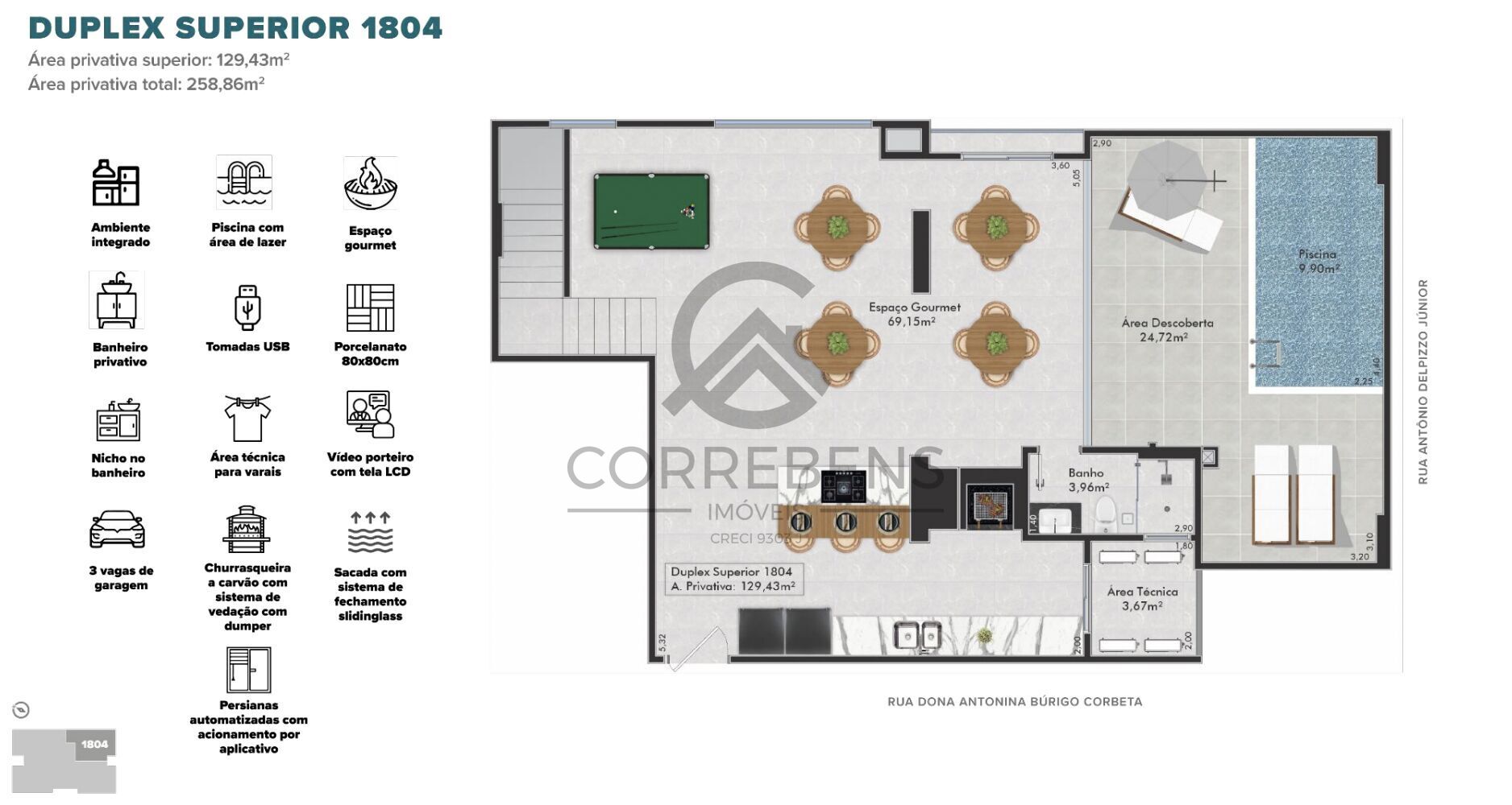 Apartamento à venda com 3 quartos, 129m² - Foto 27