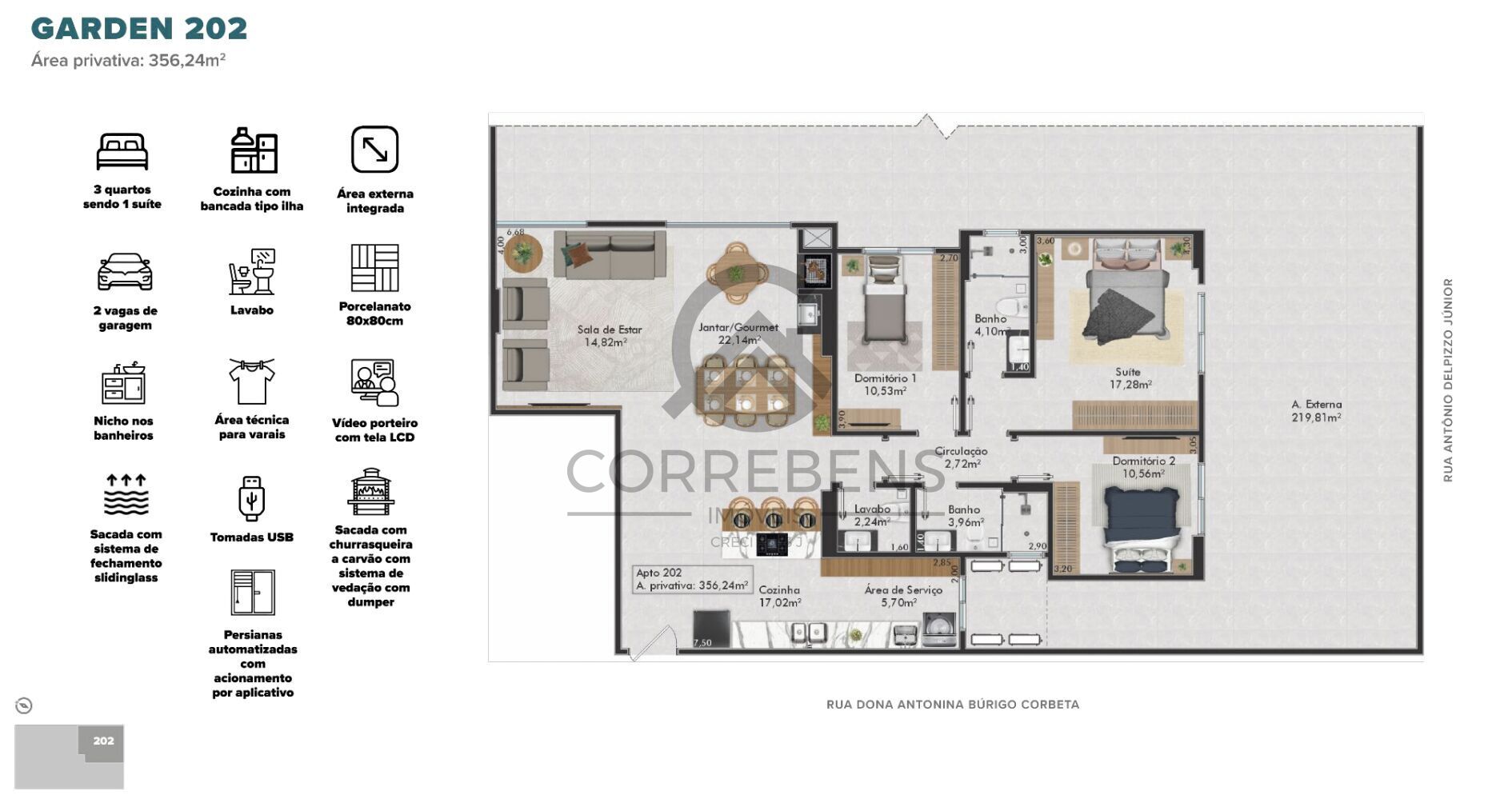 Apartamento à venda com 3 quartos, 129m² - Foto 14