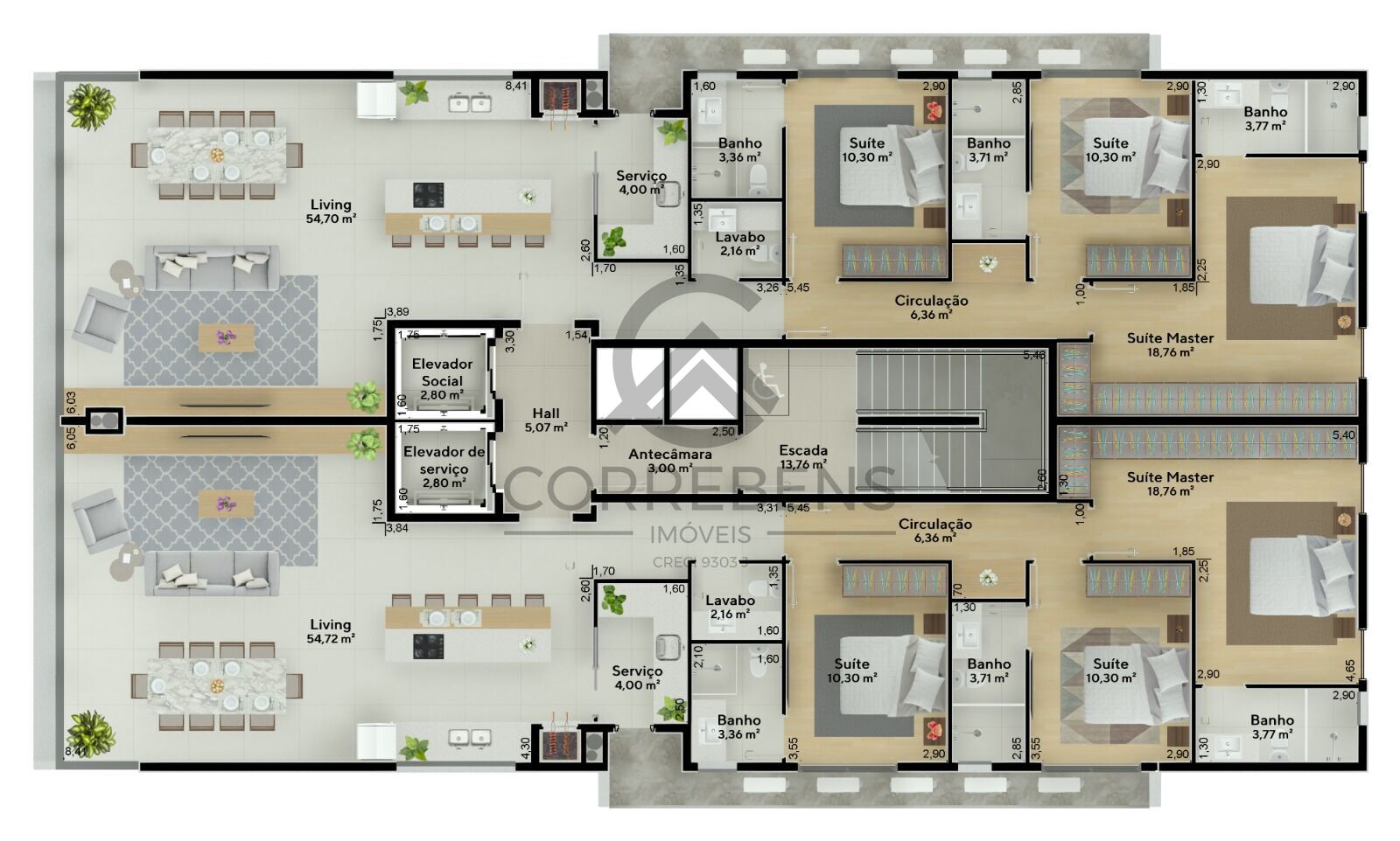 Apartamento à venda com 3 quartos, 143m² - Foto 38