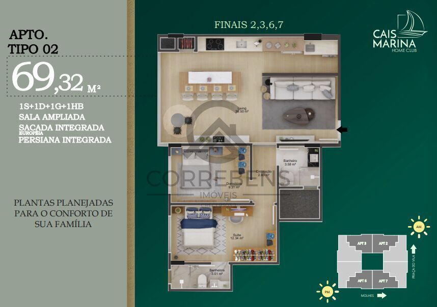 Apartamento à venda com 3 quartos, 106m² - Foto 28