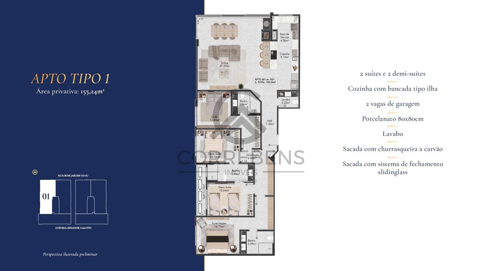 Apartamento à venda com 3 quartos, 122m² - Foto 26