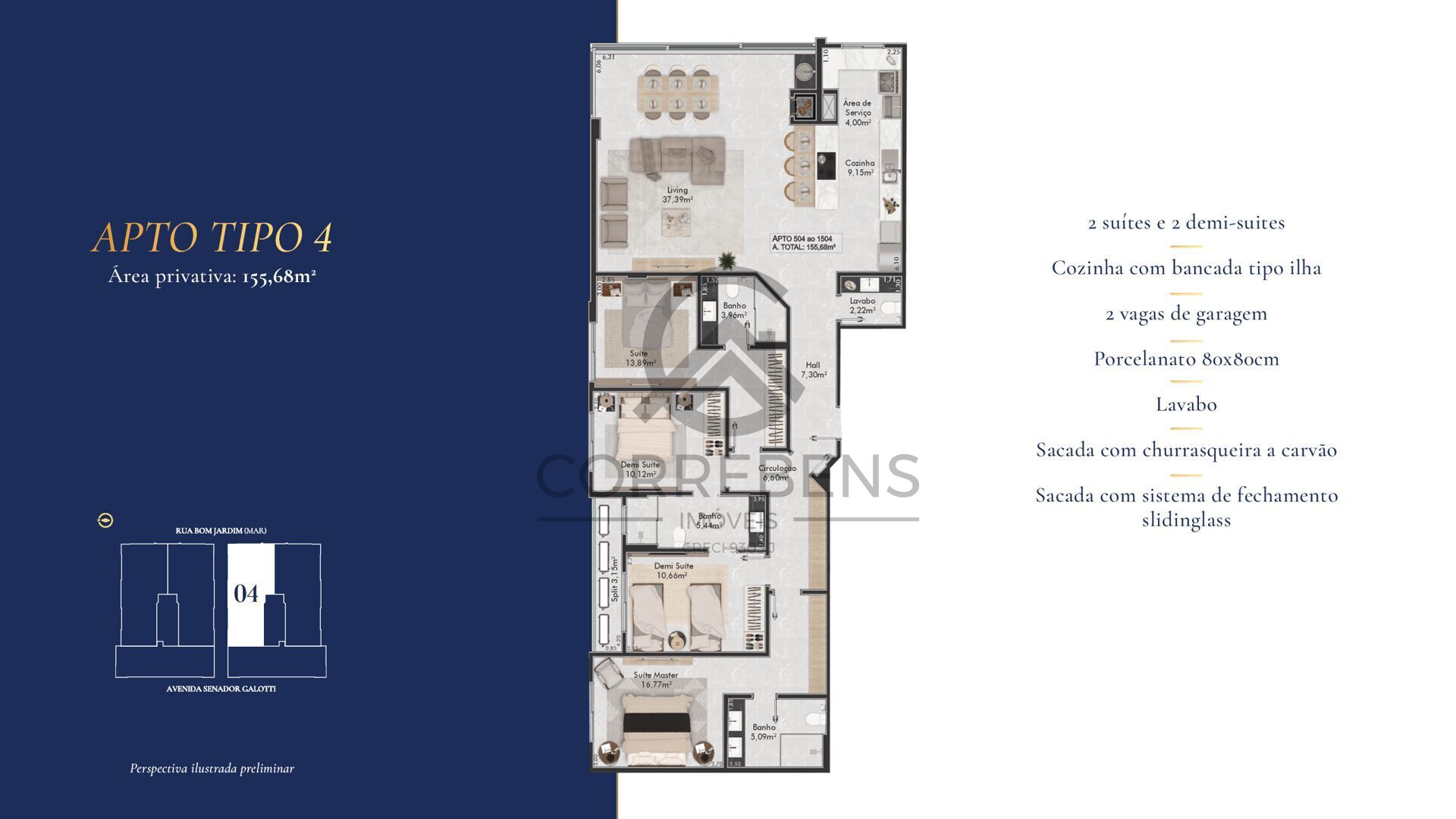 Apartamento à venda com 3 quartos, 122m² - Foto 28