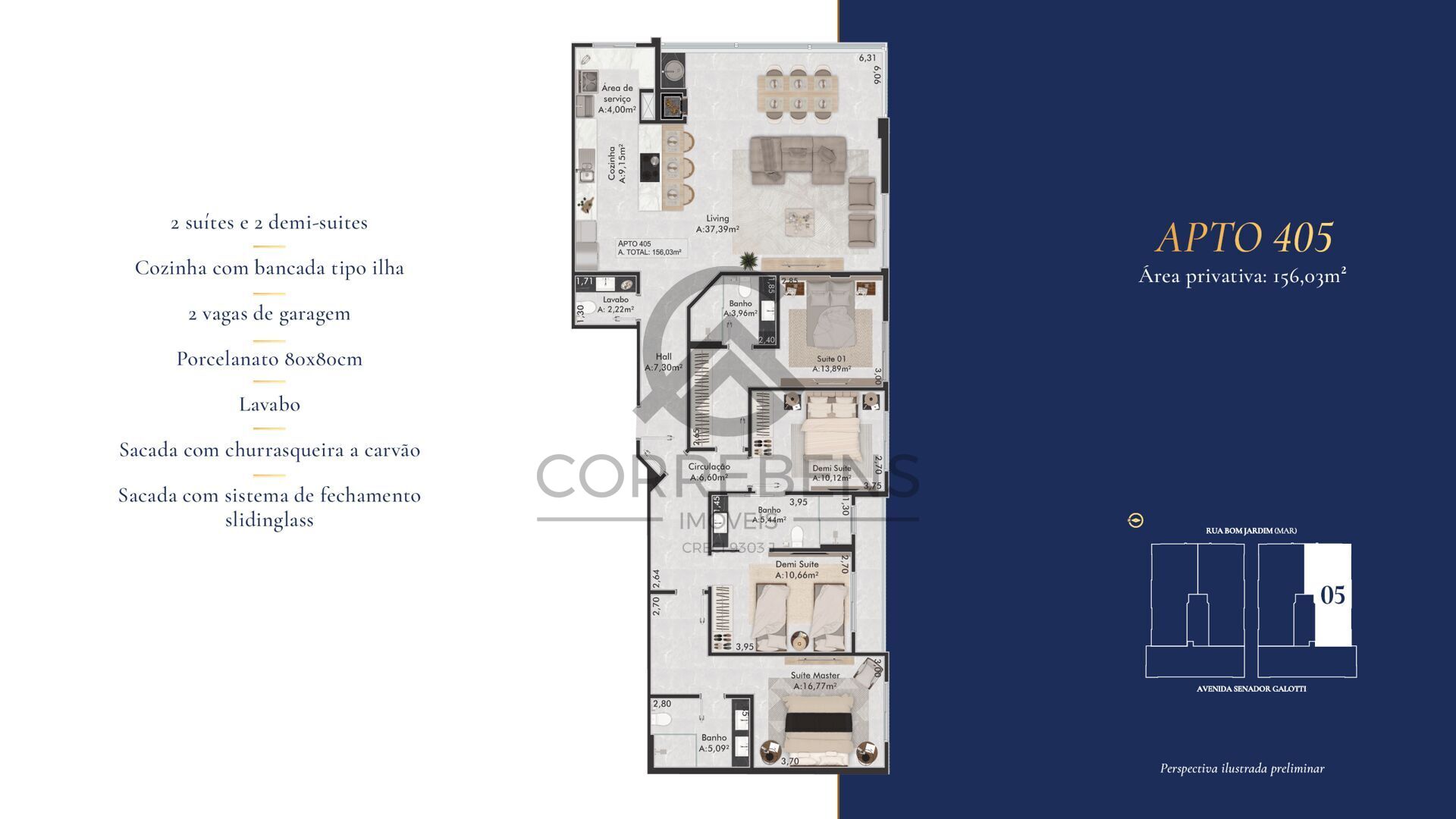 Apartamento à venda com 3 quartos, 122m² - Foto 23