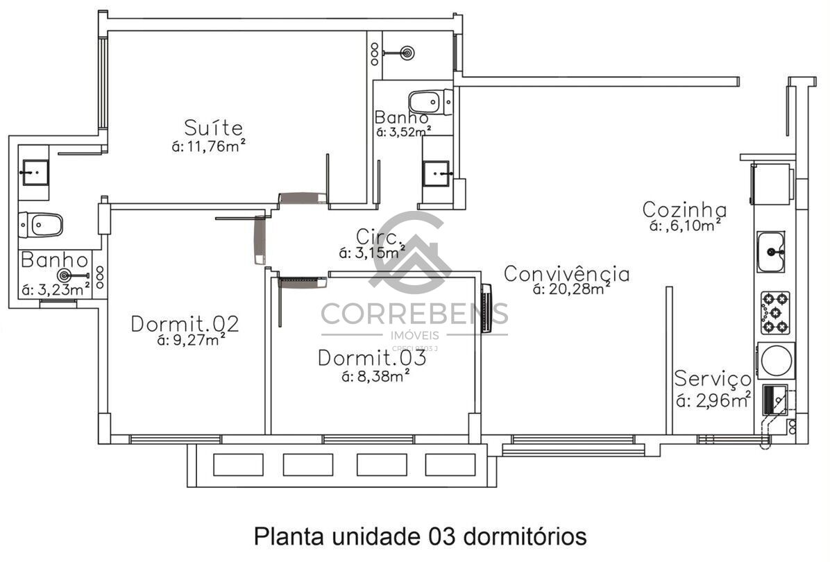 Apartamento, 3 quartos, 80 m² - Foto 15
