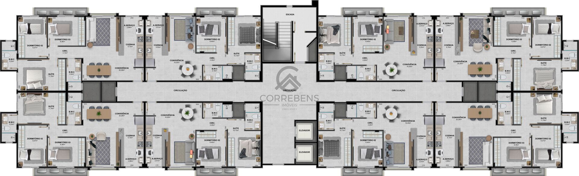 Apartamento, 3 quartos, 80 m² - Foto 20
