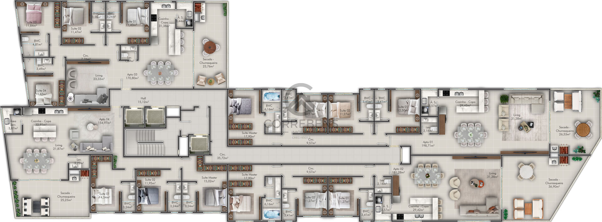 Apartamento, 3 quartos, 153 m² - Foto 13