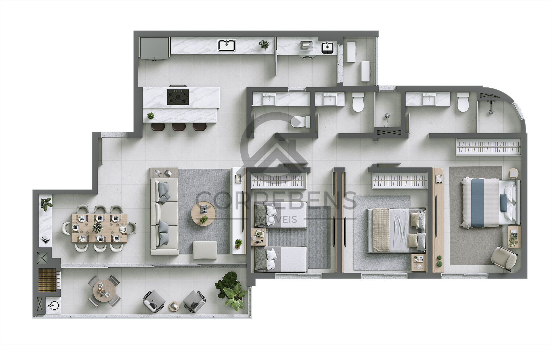 Apartamento à venda com 3 quartos, 122m² - Foto 28