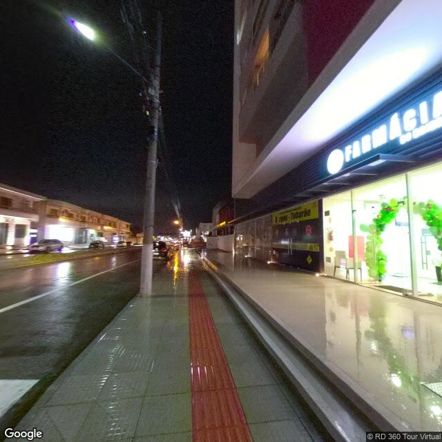 Imagem estática do "Street View" da localização
