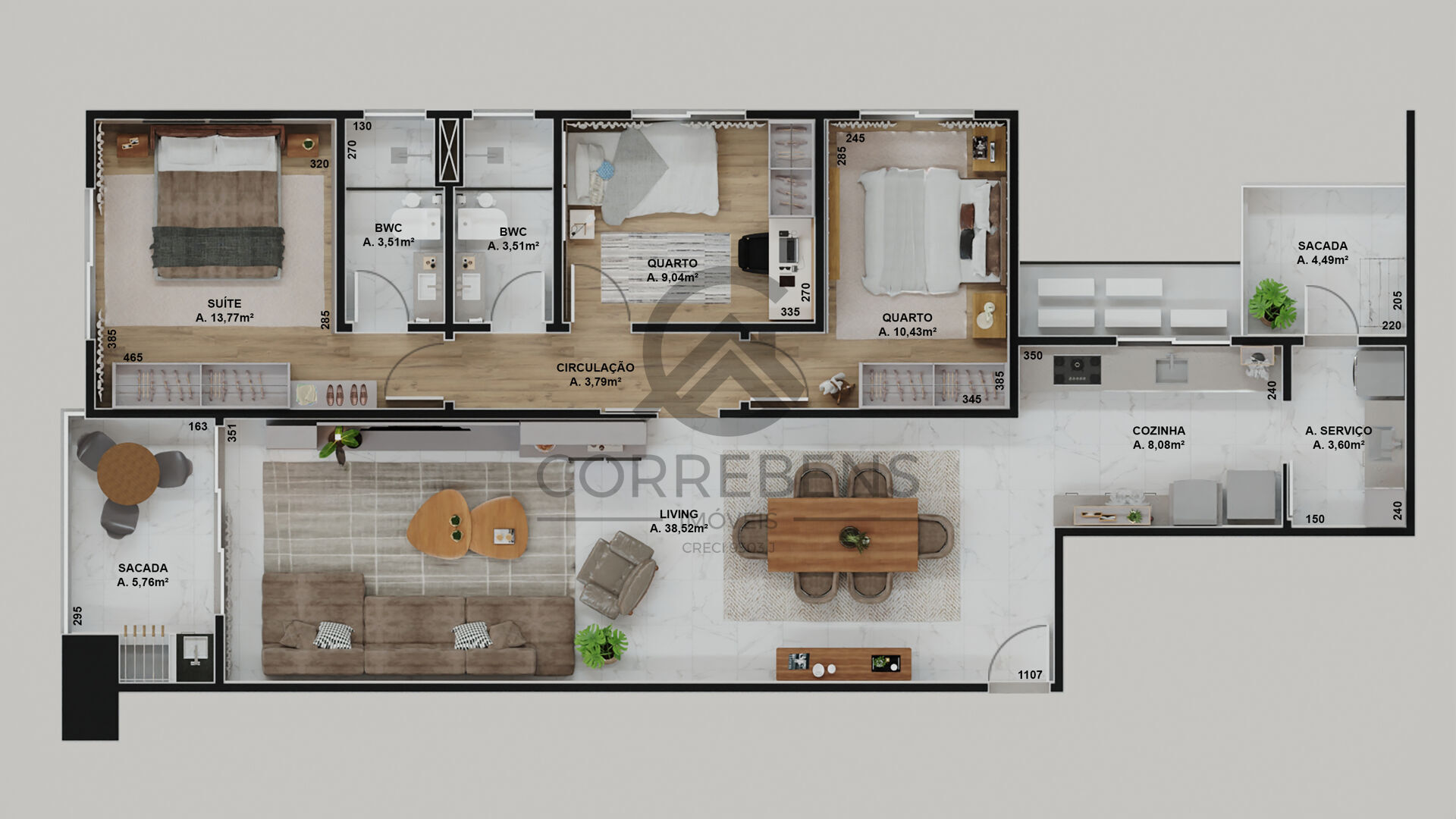 Apartamento à venda com 3 quartos, 118m² - Foto 23