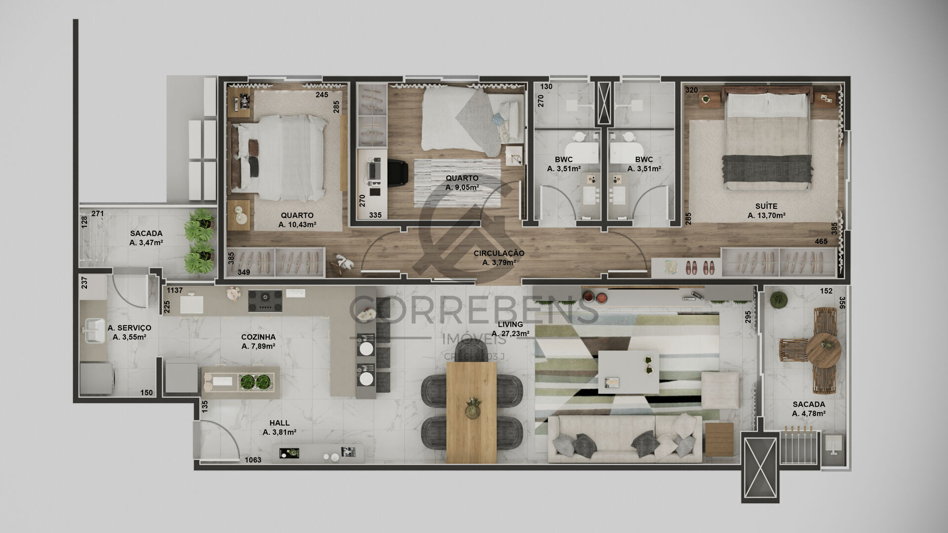 Apartamento à venda com 3 quartos, 118m² - Foto 24