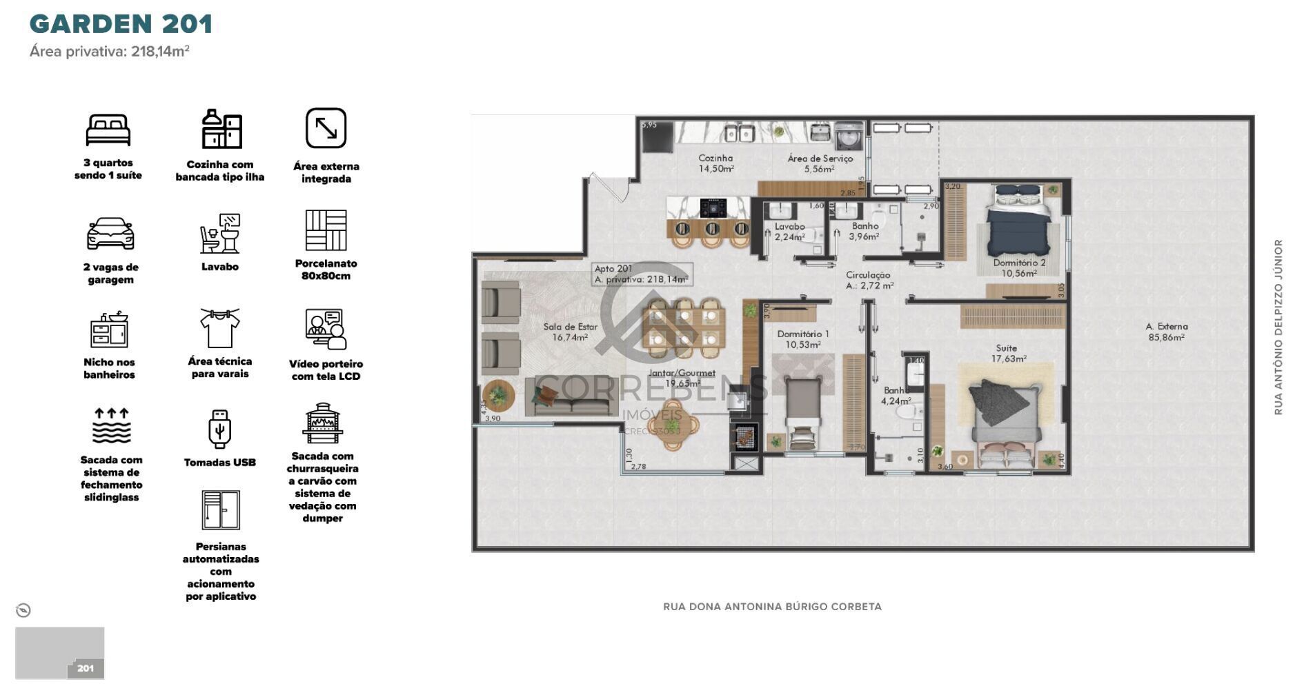 Apartamento, 3 quartos, 218 m² - Foto 13
