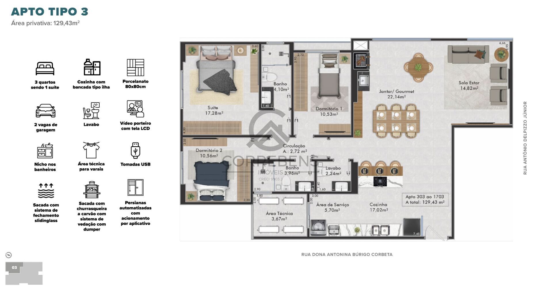 Apartamento, 3 quartos, 218 m² - Foto 17