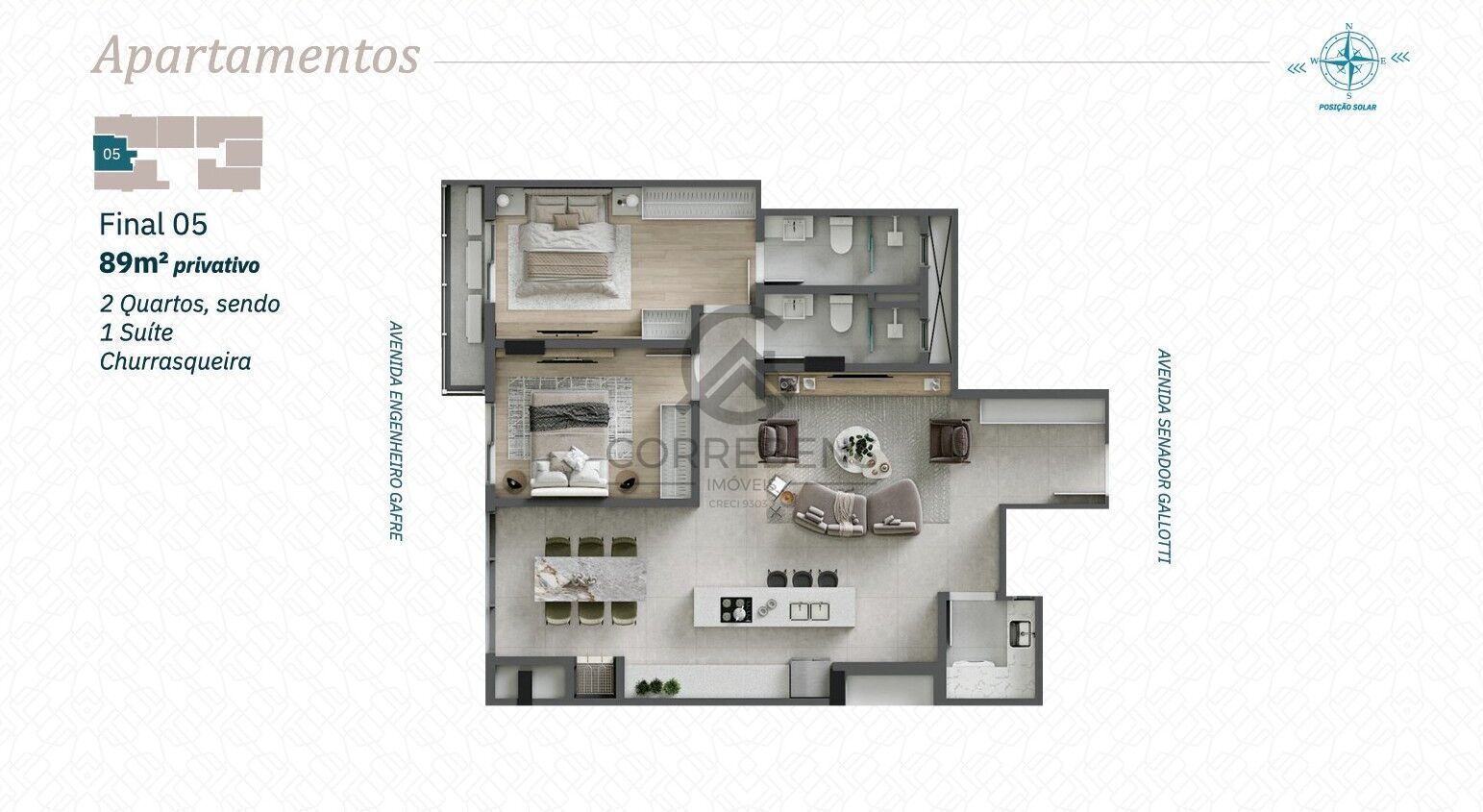 Apartamento, 2 quartos, 89 m² - Foto 35