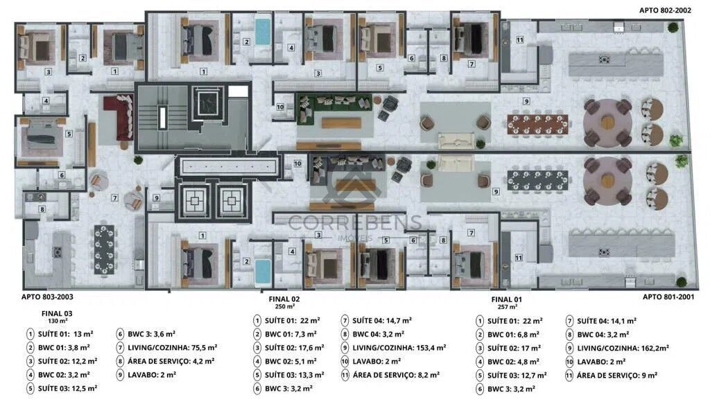 Apartamento, 4 quartos, 252 m² - Foto 29