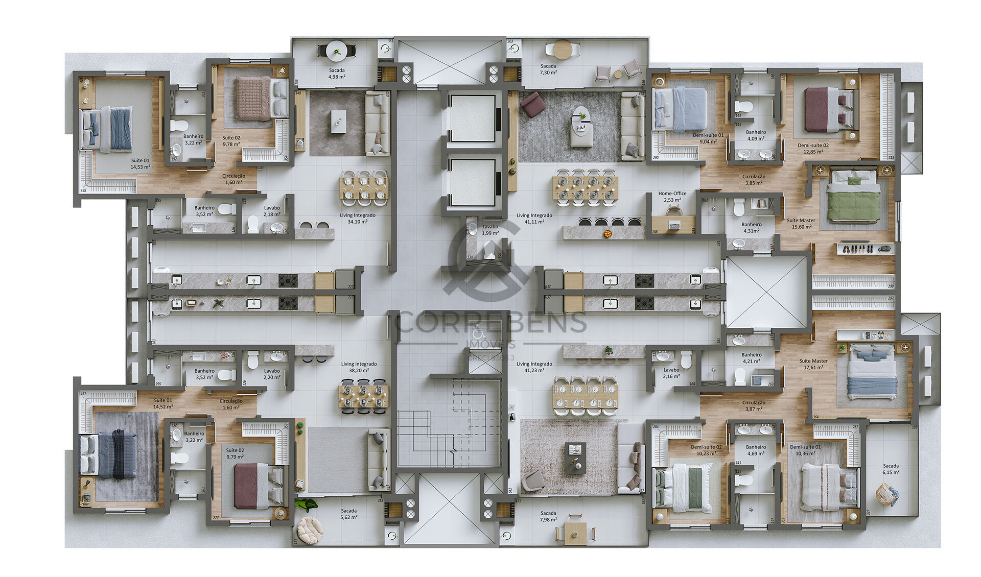Apartamento, 2 quartos, 89 m² - Foto 32