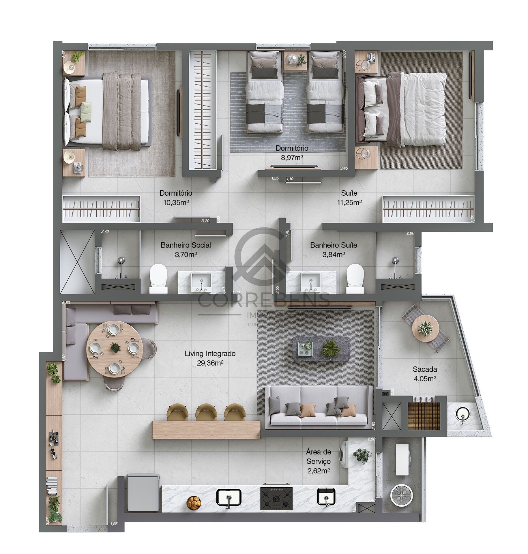 Apartamento à venda com 3 quartos, 92m² - Foto 10