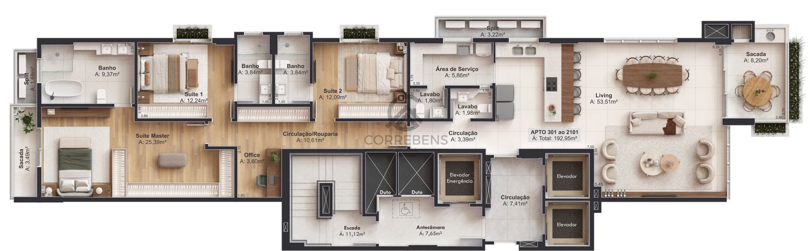 Apartamento, 3 quartos, 192 m² - Foto 25