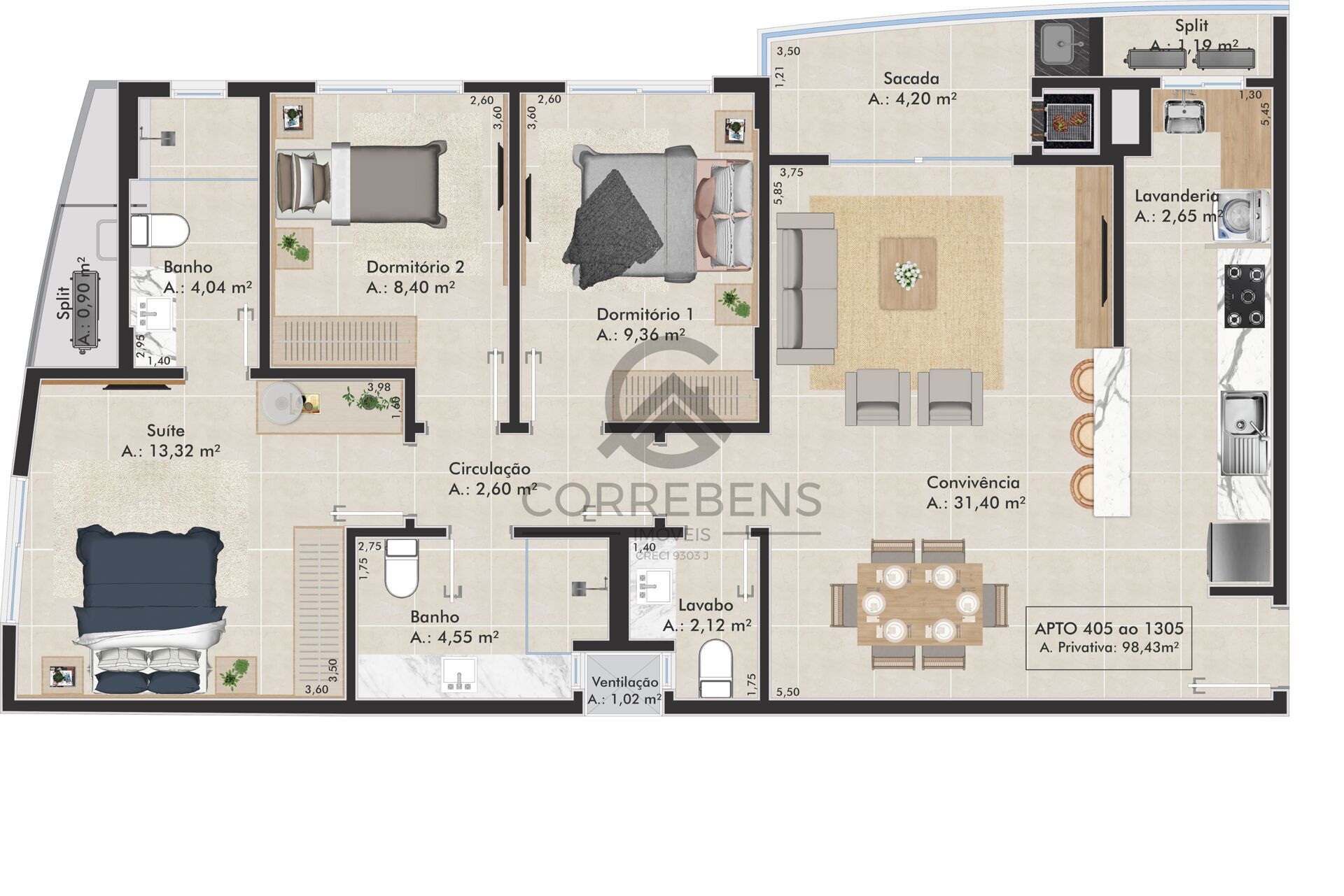 Apartamento, 3 quartos, 98 m² - Foto 48