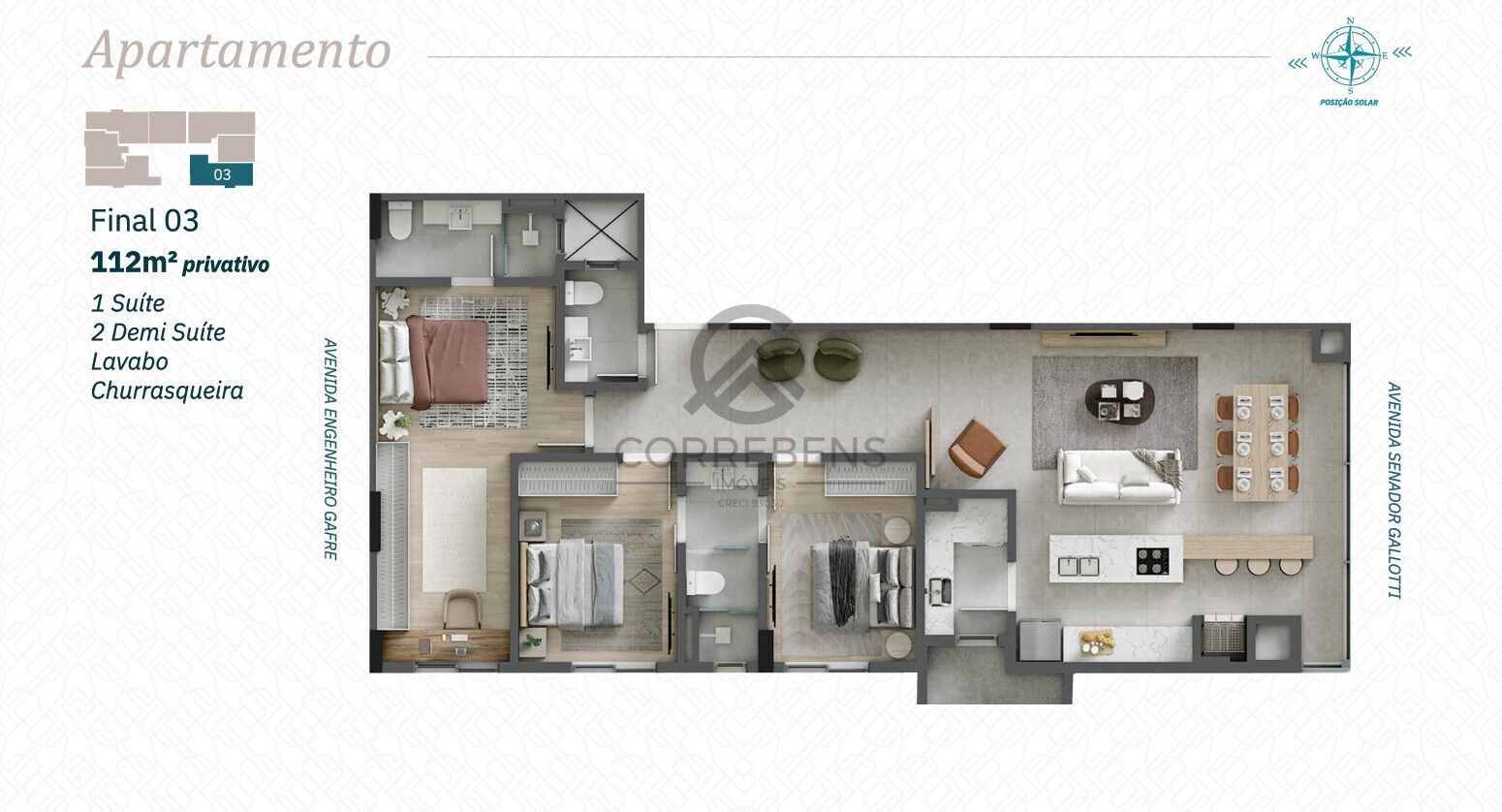 Apartamento, 3 quartos, 125 m² - Foto 32