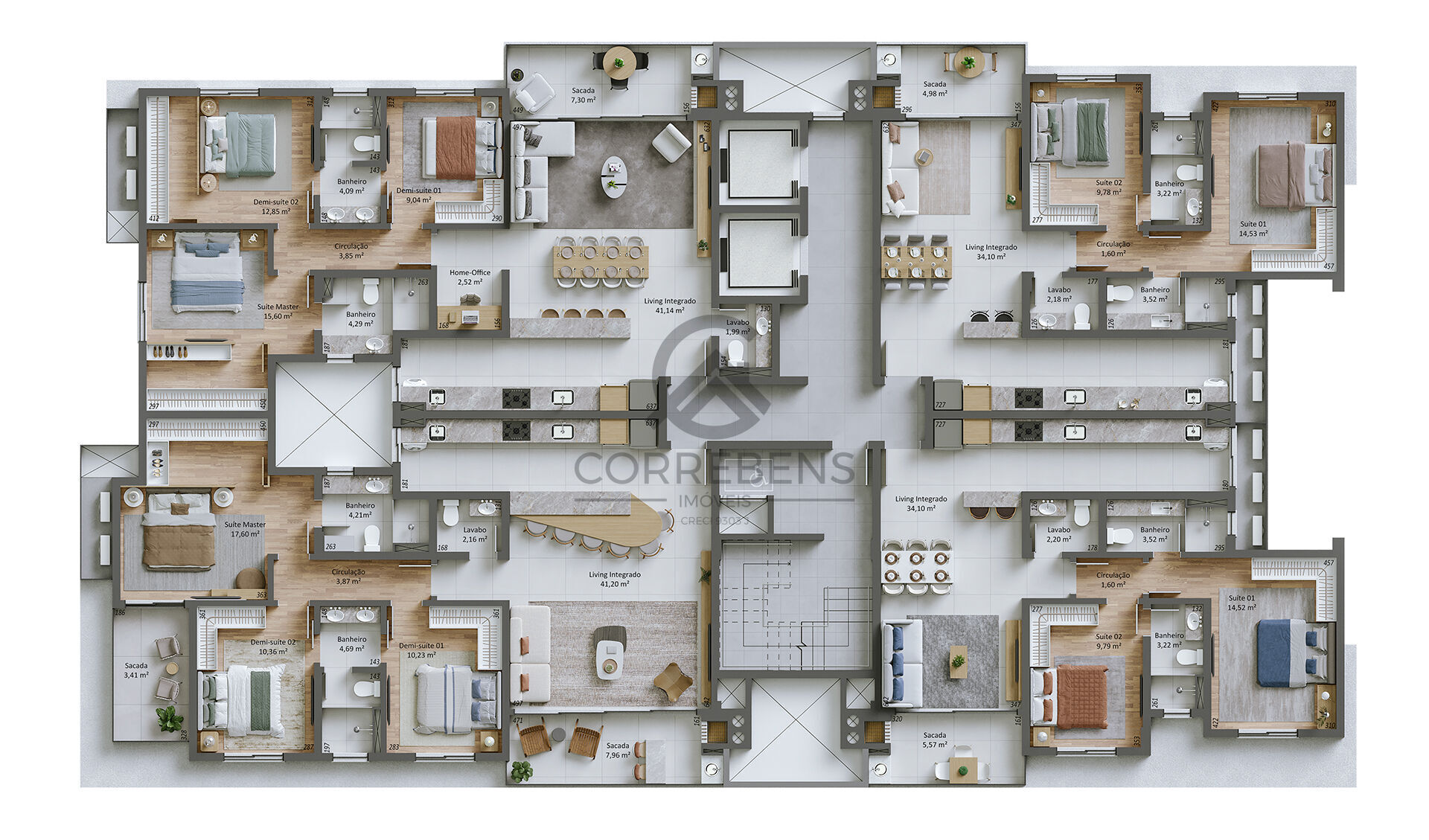 Apartamento, 3 quartos, 127 m² - Foto 31