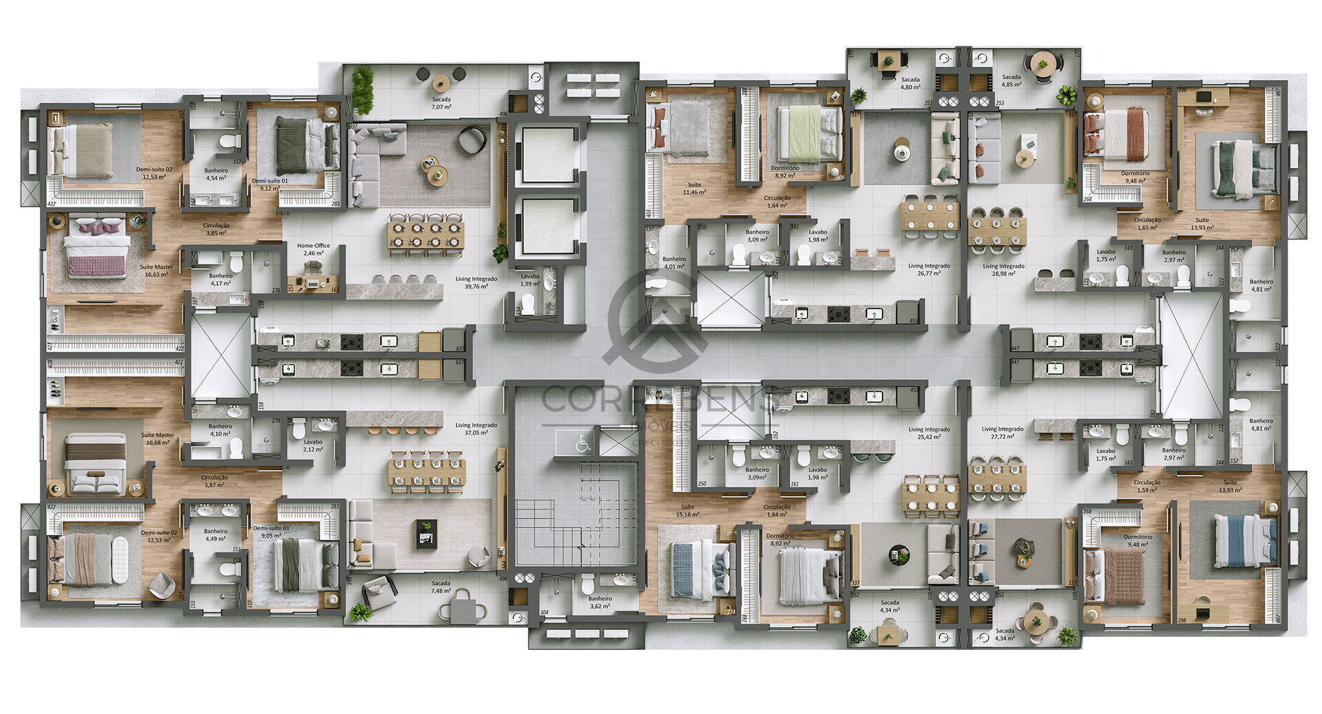 Apartamento, 3 quartos, 127 m² - Foto 34