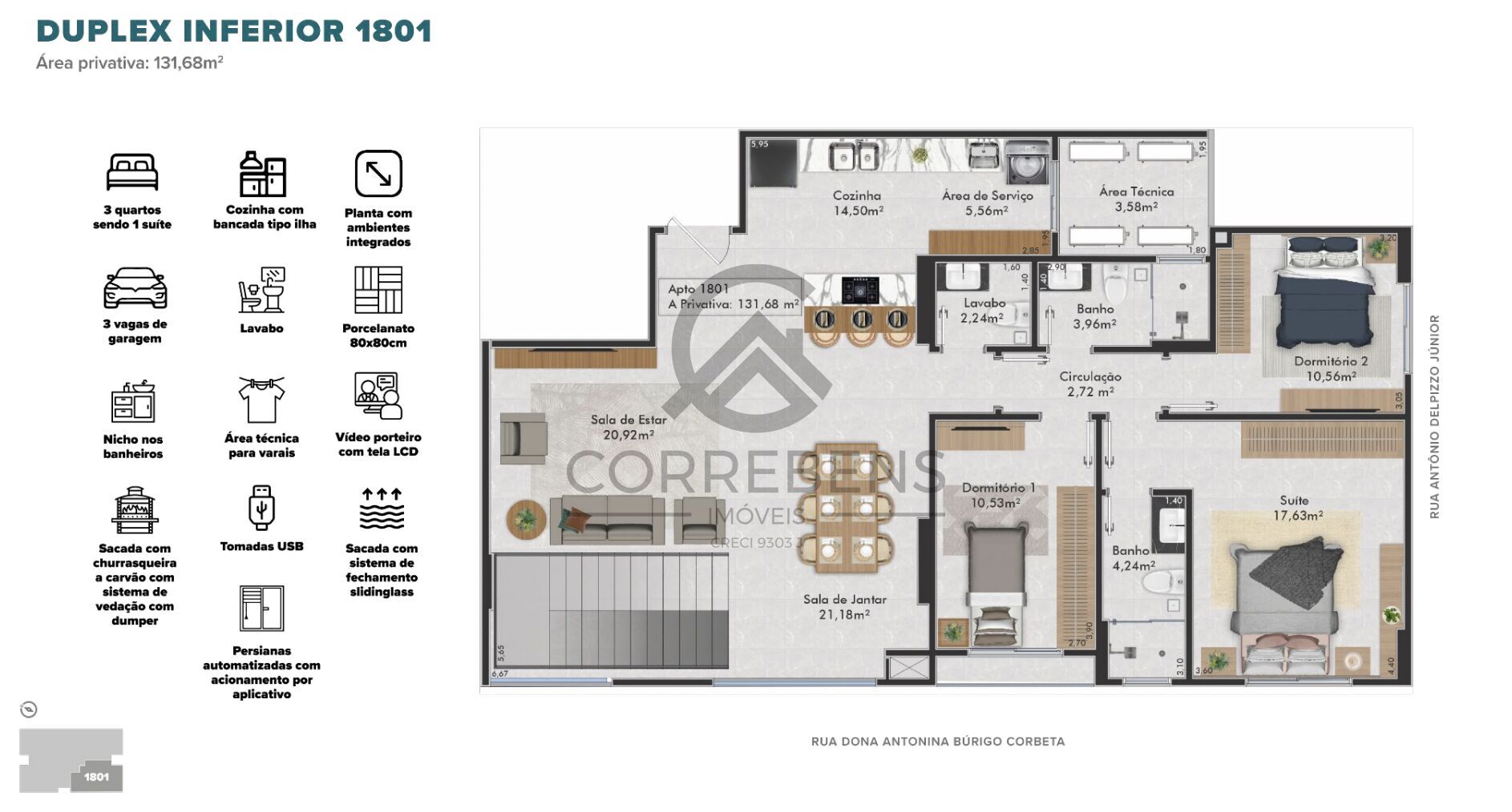 Apartamento à venda com 3 quartos, 126m² - Foto 18