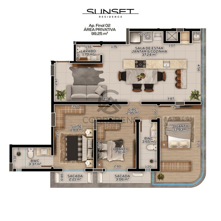 Apartamento, 3 quartos, 102 m² - Foto 27