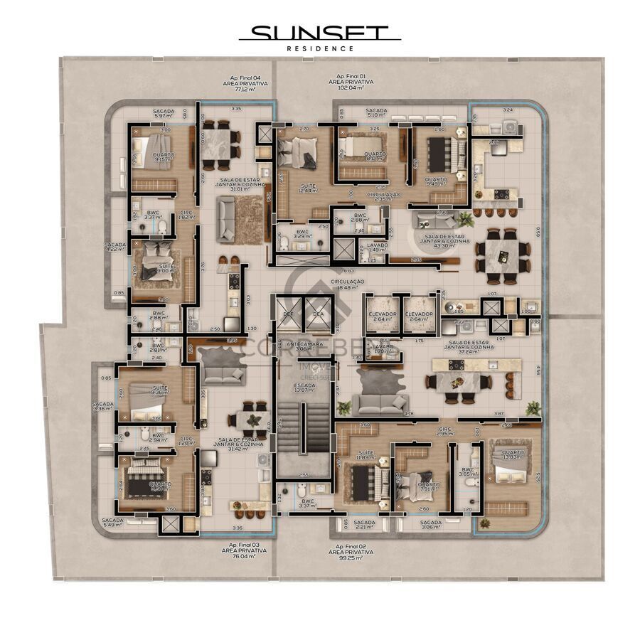 Apartamento, 3 quartos, 102 m² - Foto 28