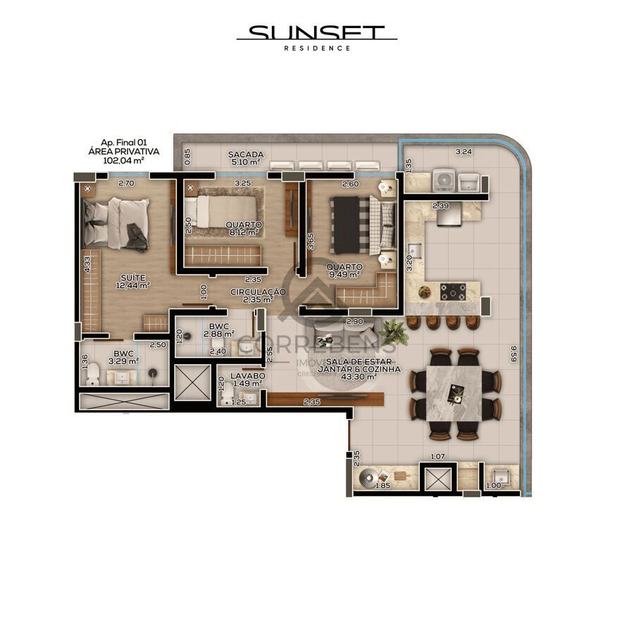 Apartamento, 3 quartos, 102 m² - Foto 26