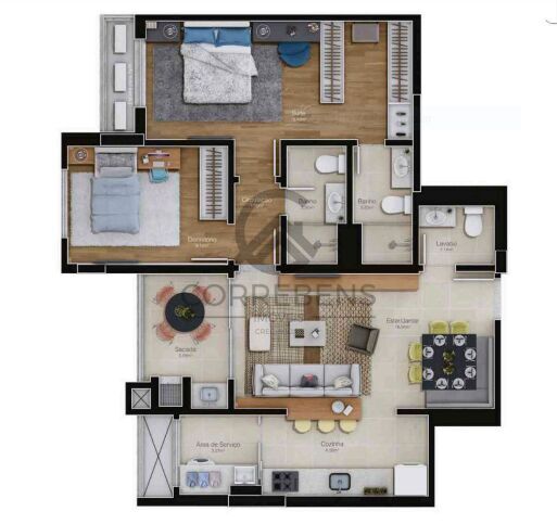 Apartamento à venda com 3 quartos, 101m² - Foto 30