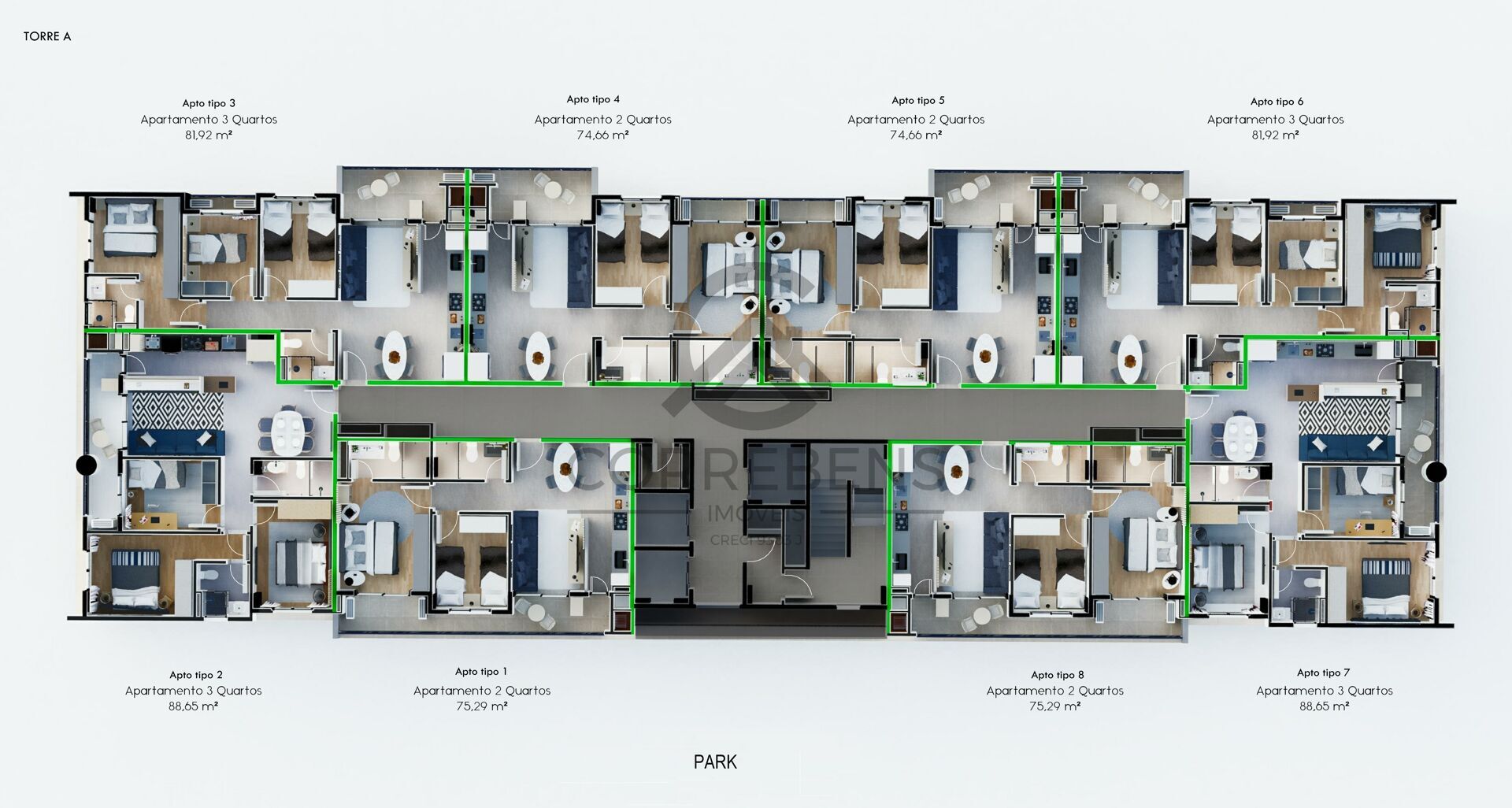 Apartamento à venda com 3 quartos, 81m² - Foto 17